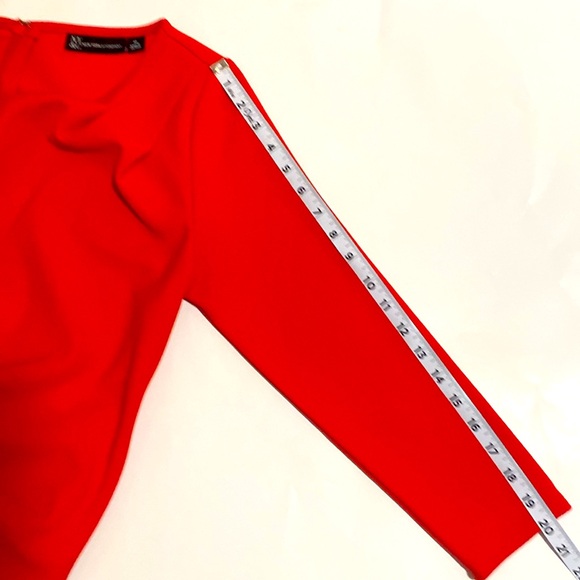 New York & Company Orange Sheath Dress | Size: Medium - Picture 11 of 15